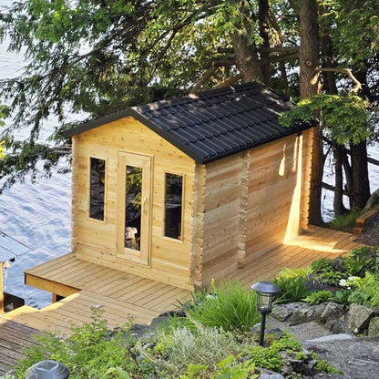 Dundalk Leisurecraft CT Georgian Cabin Sauna with Changeroom