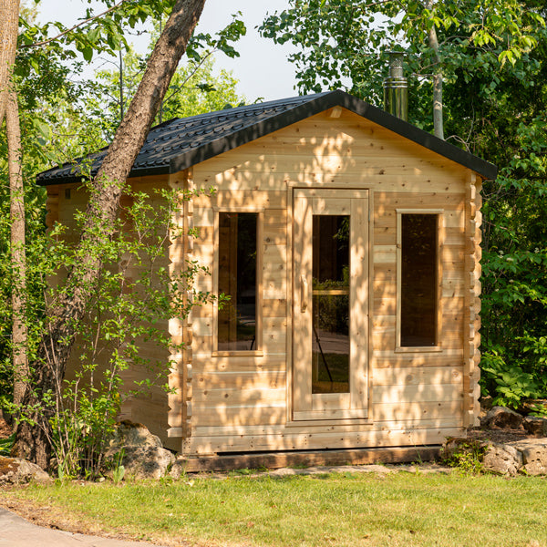 Dundalk Leisurecraft CT Georgian Cabin Sauna with Changeroom