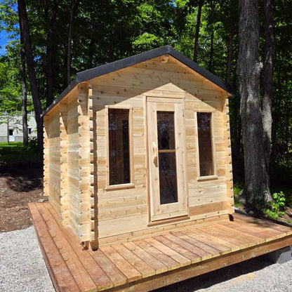 Dundalk Leisurecraft CT Georgian Cabin Sauna with Changeroom