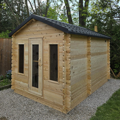 Dundalk Leisurecraft CT Georgian Cabin Sauna with Changeroom