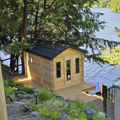 Dundalk Leisurecraft CT Georgian Cabin Sauna with Changeroom