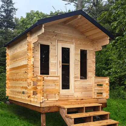 Dundalk Leisurecraft CT Georgian Cabin Sauna with Porch
