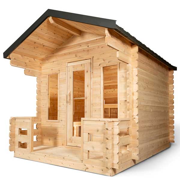 Dundalk Leisurecraft CT Georgian Cabin Sauna with Porch