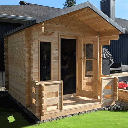 Dundalk Leisurecraft CT Georgian Cabin Sauna with Porch