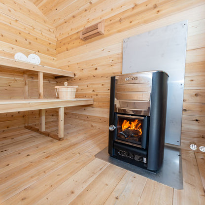 Dundalk Leisurecraft CT Georgian Cabin Sauna with Porch