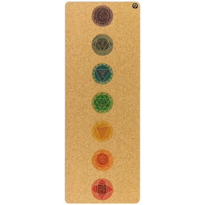 Yolaha Chakras Original Cork Yoga Mat
