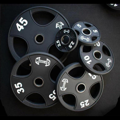 Muscle D Fitness Pro Urethane Coated Olympic Plates