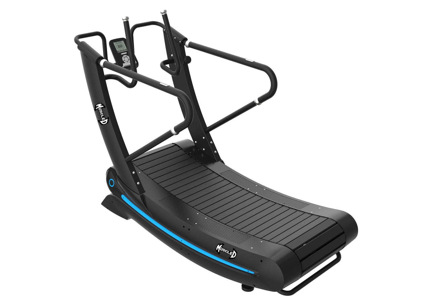Muscle D Fitness Commercial Self Powered Curve Treadmill