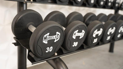 Muscle D Fitness Pro Urethane Dumbbells