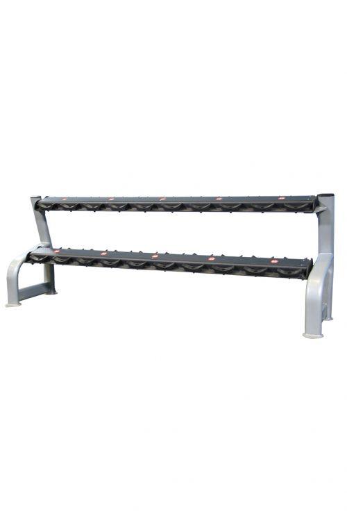 Muscle D Fitness Elite Series 2-Tier Dumbbell Rack