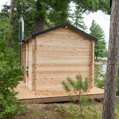 Dundalk Leisurecraft Outdoor 6-Person Georgian Cabin Sauna & Shower Combo
