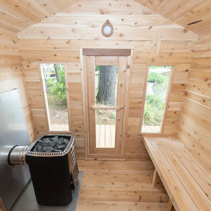 Dundalk Leisurecraft Outdoor 6-Person Georgian Cabin Sauna & Shower Combo