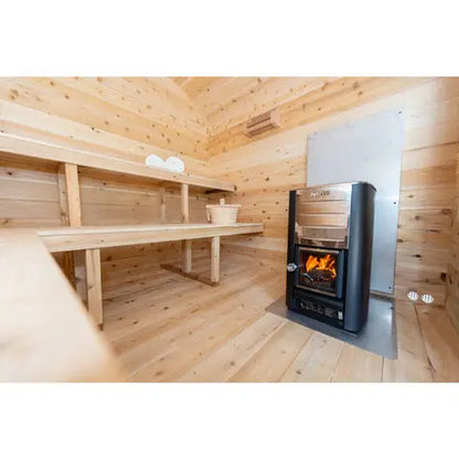 Dundalk Leisurecraft Outdoor 6-Person Georgian Cabin Sauna & Shower Combo