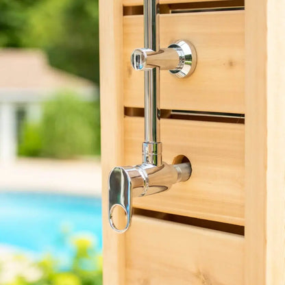 Dundalk Leisurecraft Outdoor 6-Person Georgian Cabin Sauna & Shower Combo