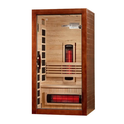 [New 2026] Dynamic Santorini 1-2 Person Full Spectrum Infrared Sauna