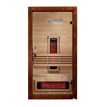[New 2026] Dynamic Santorini 1-2 Person Full Spectrum Infrared Sauna