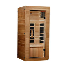 Dynamic Vero 1 Person Compact Far Infrared Sauna - left angle view