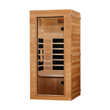 Dynamic Vero 1 Person Compact Far Infrared Sauna - right angle view