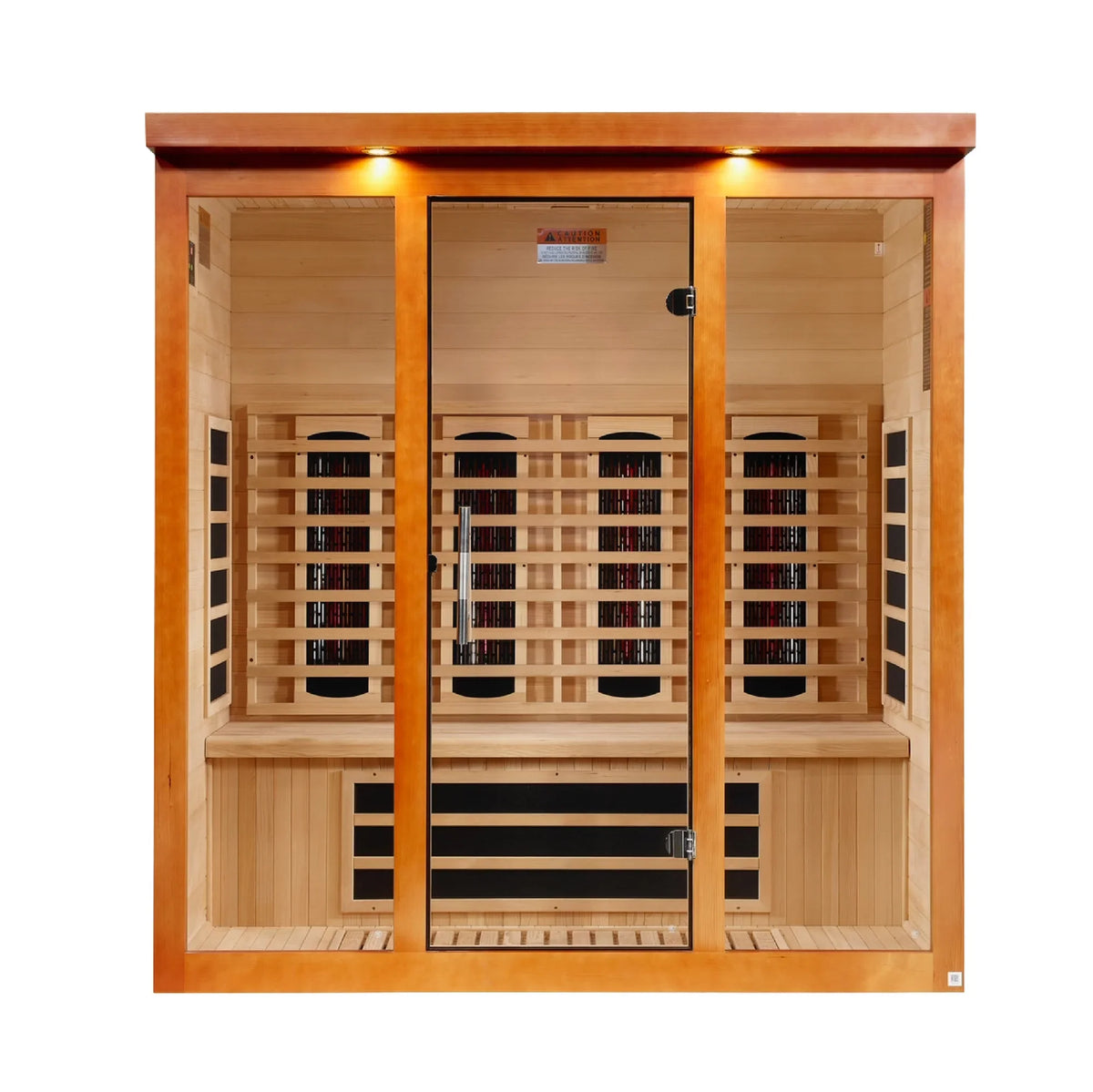 Dynamic Vila Grande 4 Person Full Spectrum Infrared Sauna - front view