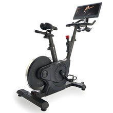 Echelon EX-7s Smart Connect Bike featuring a sleek design, adjustable seat, and a large display screen for interactive workouts.