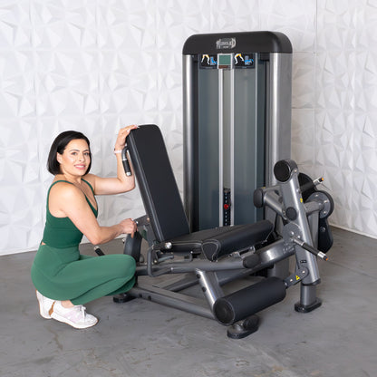 Muscle D Fitness Elite Plus Leg Extension / Prone Leg Curl Combo Machine