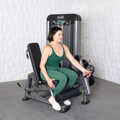 Muscle D Fitness Elite Plus Leg Extension / Prone Leg Curl Combo Machine