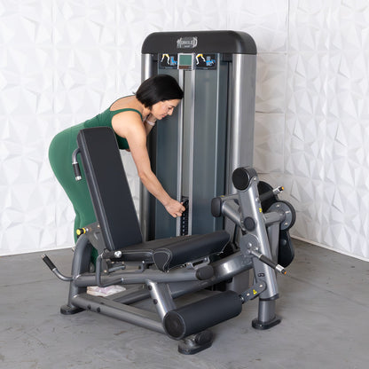 Muscle D Fitness Elite Plus Leg Extension / Prone Leg Curl Combo Machine