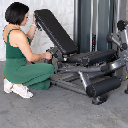 Muscle D Fitness Elite Plus Leg Extension / Prone Leg Curl Combo Machine