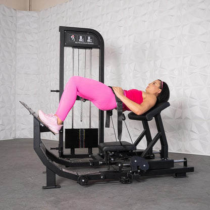 Muscle D Fitness Excel Selectorized Hip Thrust Glute Machine