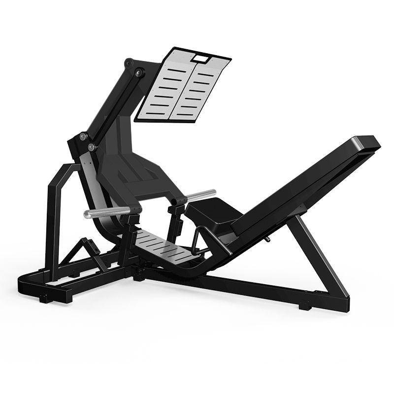 Excel Leverage Leg Press machine with adjustable backrest and foot plate.