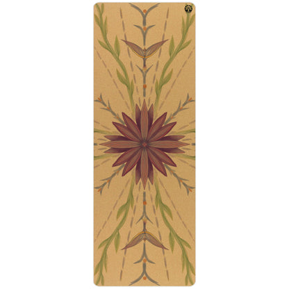 Yolaha Flight Home Aura Cork Yoga Mat