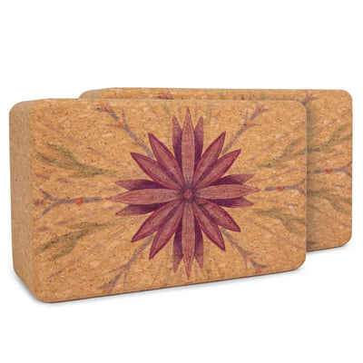 Yolaha Artist Cork Yoga Block Set