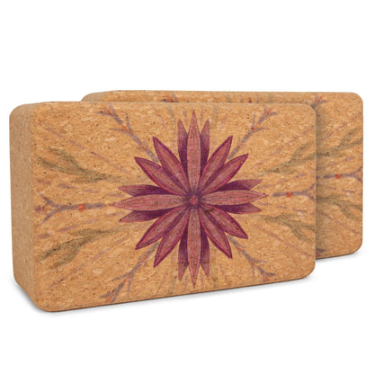 Yolaha Artist Cork Yoga Block Set