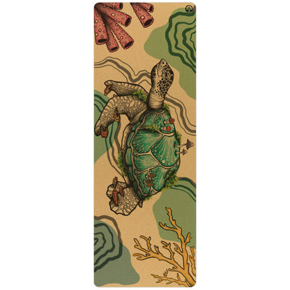 Yolaha Float On Aura Cork Yoga Mat