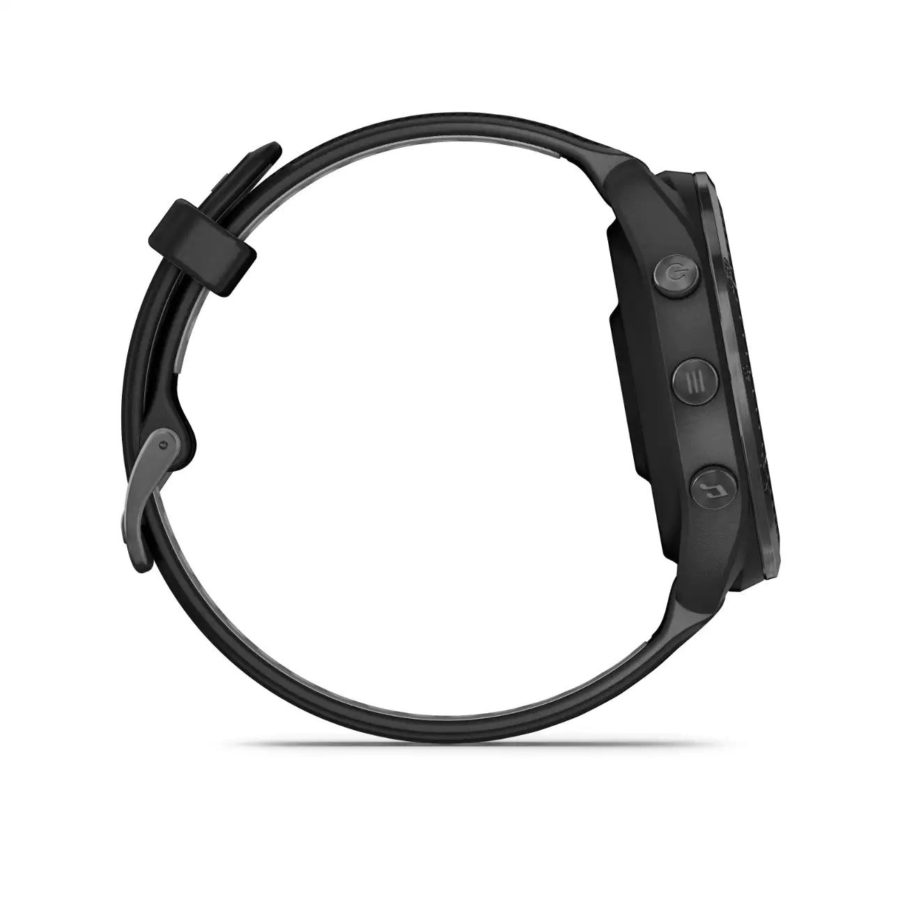 Forerunner 965 Carbon Gray DLC bezel – exploded/alternate angle of case and strap
