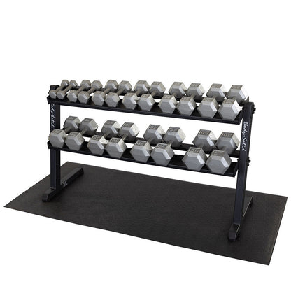 Body-Solid GDR60B 60" 2-Tier Dumbbell Rack