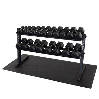 Body-Solid GDR60B 60" 2-Tier Dumbbell Rack