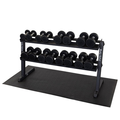 Body-Solid GDR60B 60" 2-Tier Dumbbell Rack
