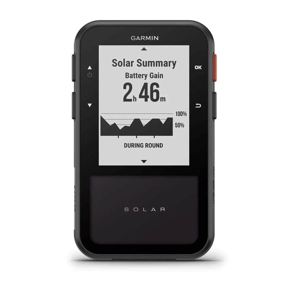 Garmin Approach G20 Solar golf GPS watch – strap texture detail (view 5)
