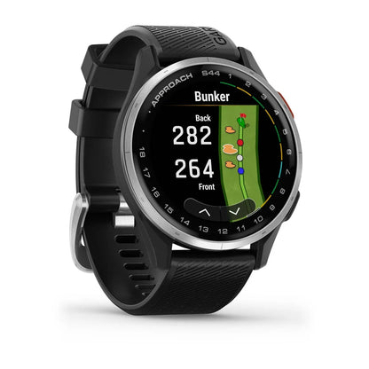 Garmin Approach S44 Black – bezel/detail macro (view 4)