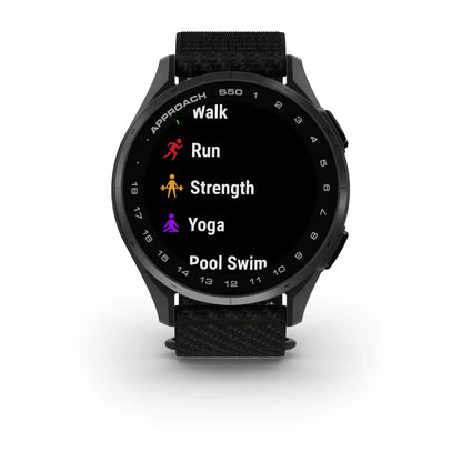 Garmin Approach S50 Black – side buttons profile (view 5)