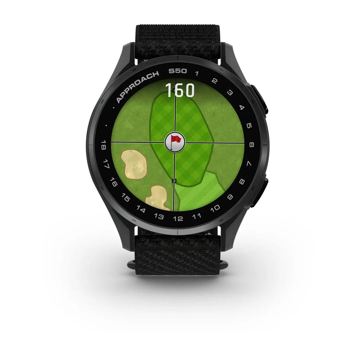 Garmin Approach S50 Black – strap texture detail (view 8)