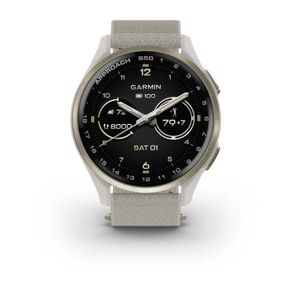 Garmin Approach S50 Cream Gold – rear case and sensors (view 12)