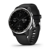 Garmin D2 Air X10 smartwatch displaying weather information and time on a black strap with a sleek design.