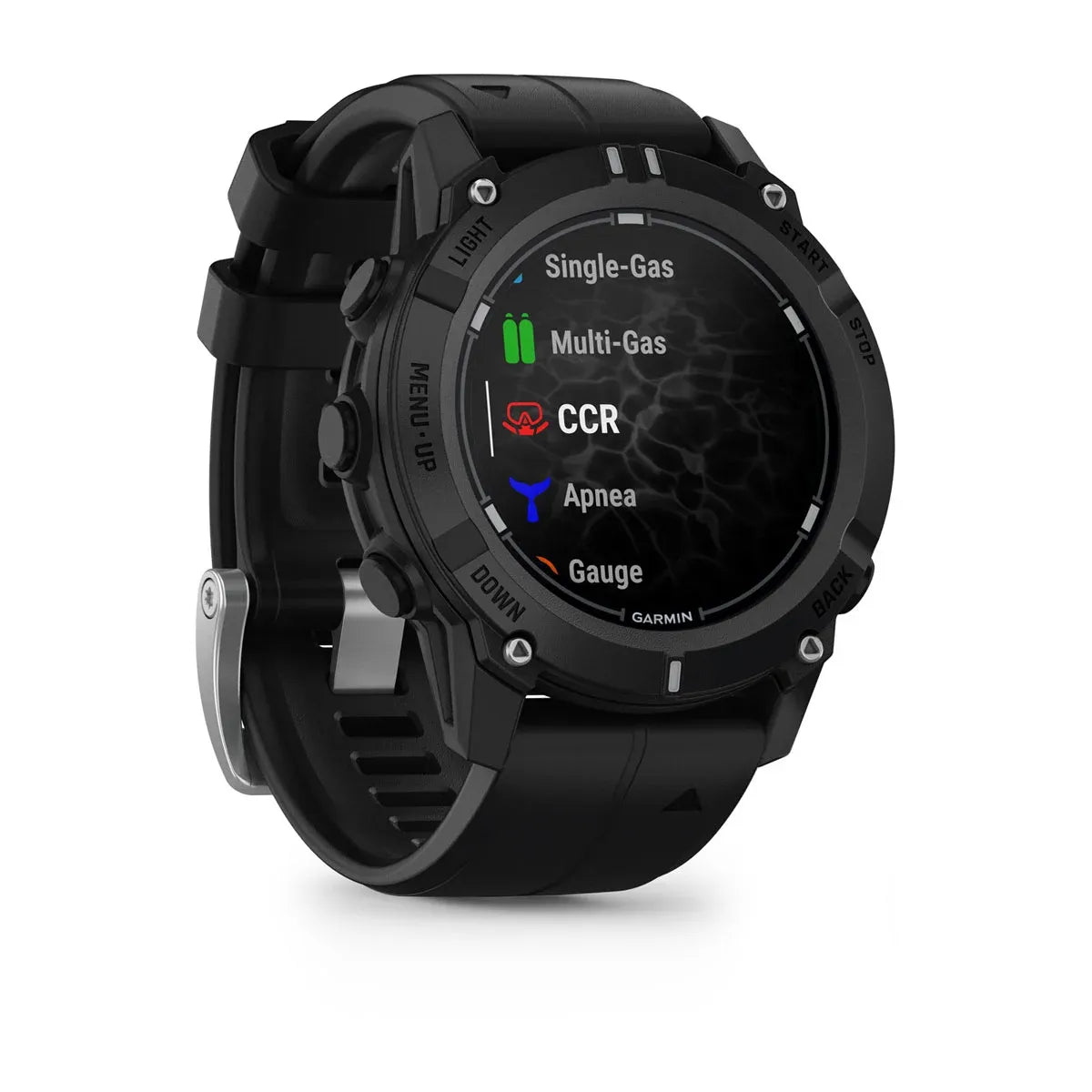 Garmin Descent G2 Black – bezel/button macro detail (view 12)