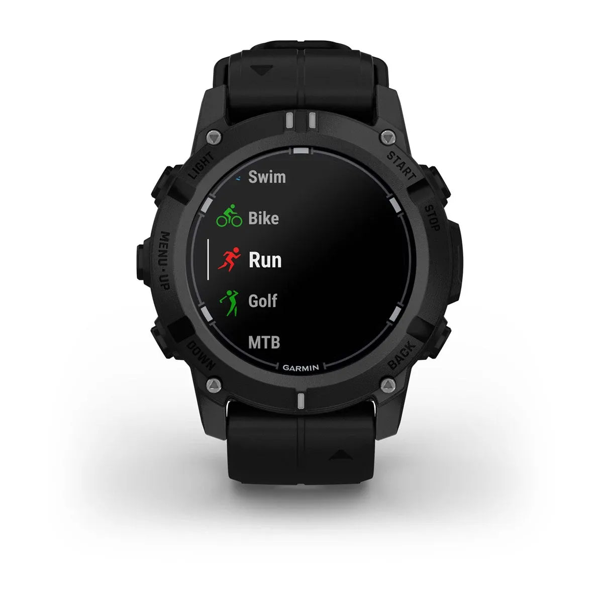 Garmin Descent G2 Black – top‑down bezel and lug view (view 3)