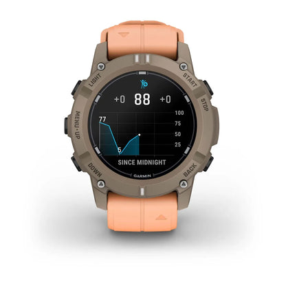 Garmin Descent G2 Paloma – front hero dive computer view on paloma band