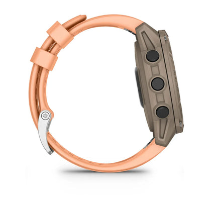 Garmin Descent G2 Paloma – clasp/keeper detail close‑up