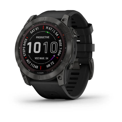 Garmin fēnix 7X Sapphire Solar – bezel and button macro (view 7)