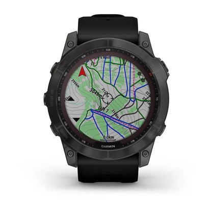 Garmin fēnix 7X Sapphire Solar – strap and clasp hardware detail